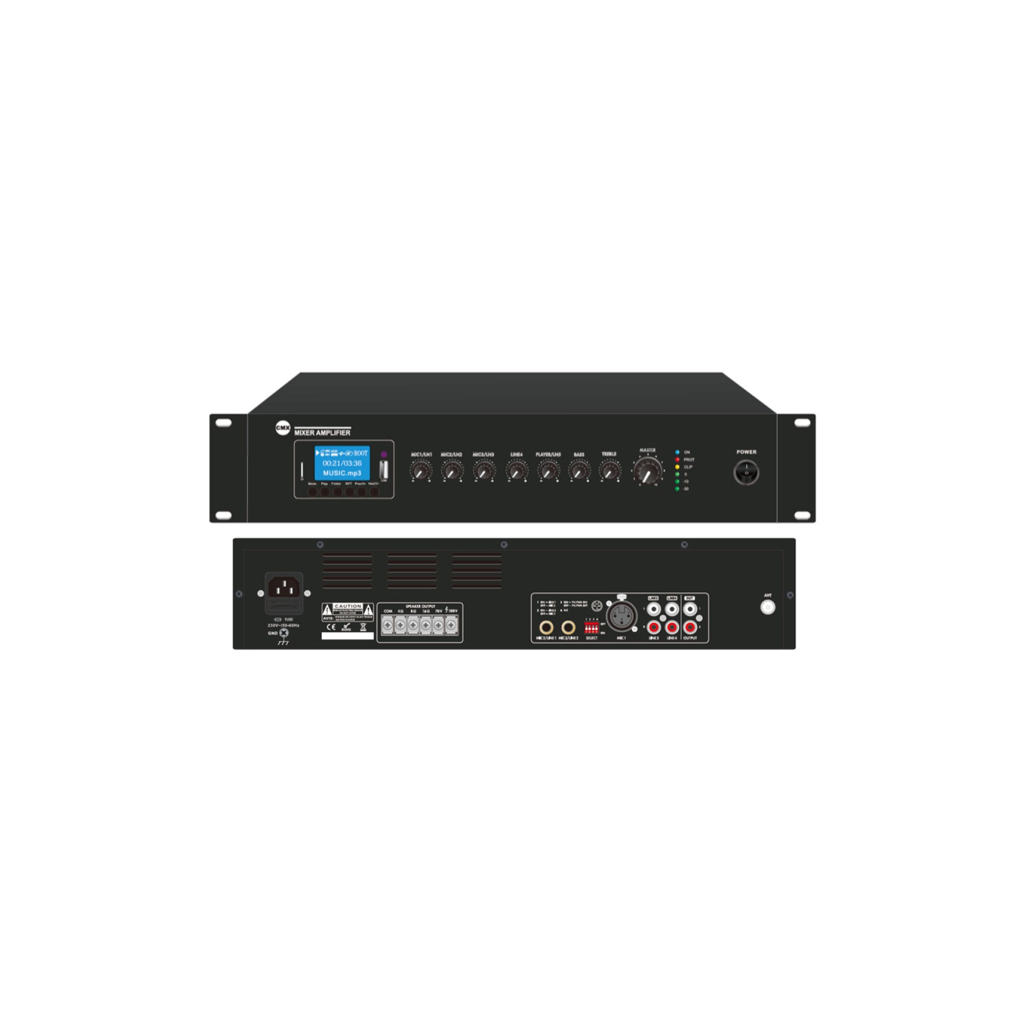 CMX Audio EA-240A Μίκτης-Ενισχυτής
