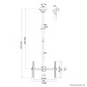Neomounts CL35-440BL16L