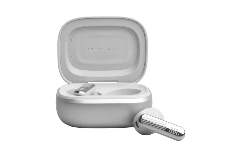 JBL Live Flex 4 Ασύρματα In-Ear Ακουστικά - Ασημί