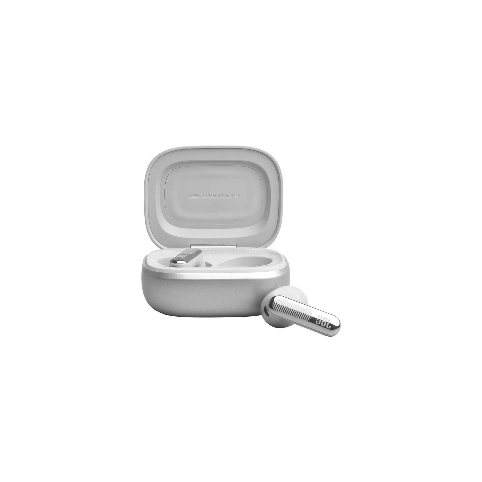JBL Live Flex 4 Ασύρματα In-Ear Ακουστικά Ασημί