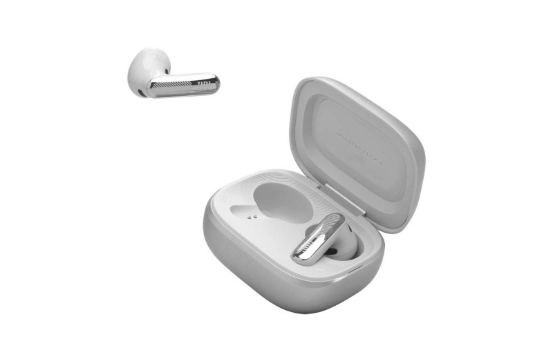 JBL Live Flex 4 Ασύρματα In-Ear Ακουστικά - Ασημί