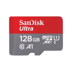 SanDisk SDSQUAB-128G-GN6MA Ultra microSDXC 128GB + SD Adapter 140MB/s  A1 Class 10 UHS-I
