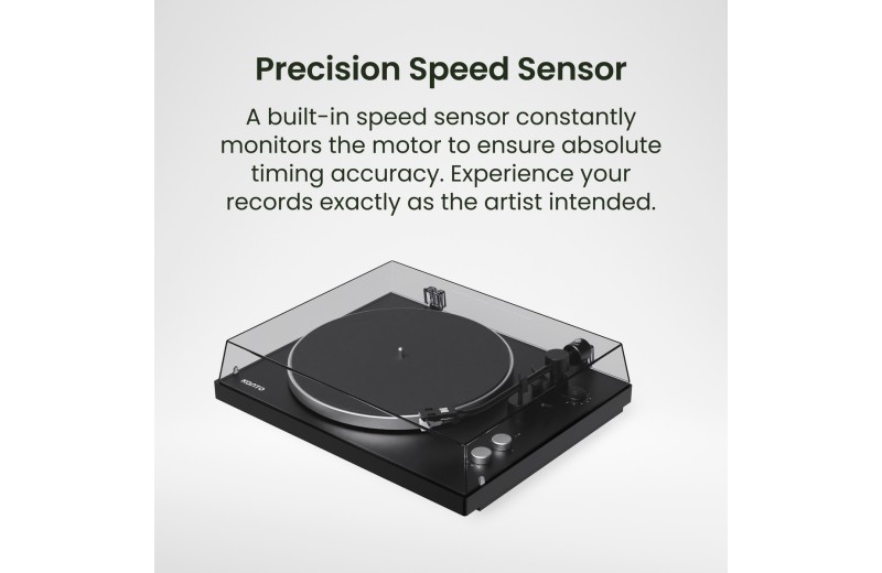 Kanto Audio Obi3 2nd Gen Πικάπ - Μαύρο