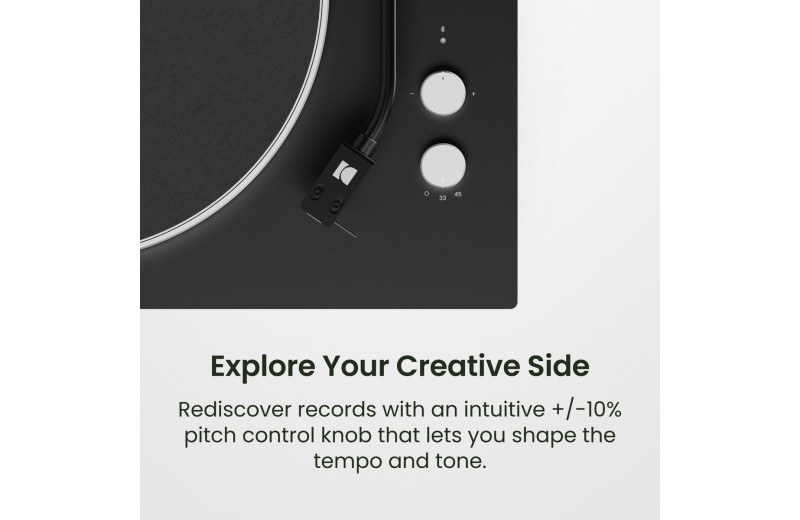 Kanto Audio Obi3 2nd Gen Πικάπ - Μαύρο