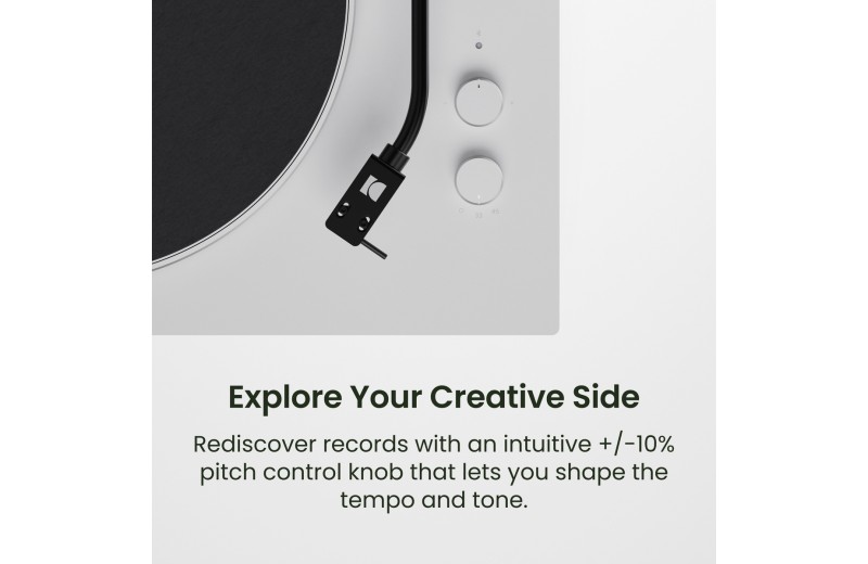 Kanto Audio Obi3 2nd Gen Πικάπ - Λευκό