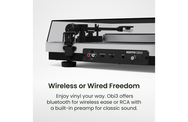 Kanto Audio Obi3 2nd Gen Πικάπ - Λευκό