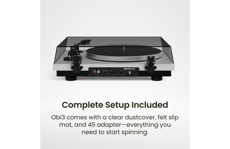Kanto Audio Obi3 2nd Gen Πικάπ - Λευκό