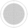 Q-SYS AD-MG245 Marine Γρίλια για Ηχεία Οροφής 245mm