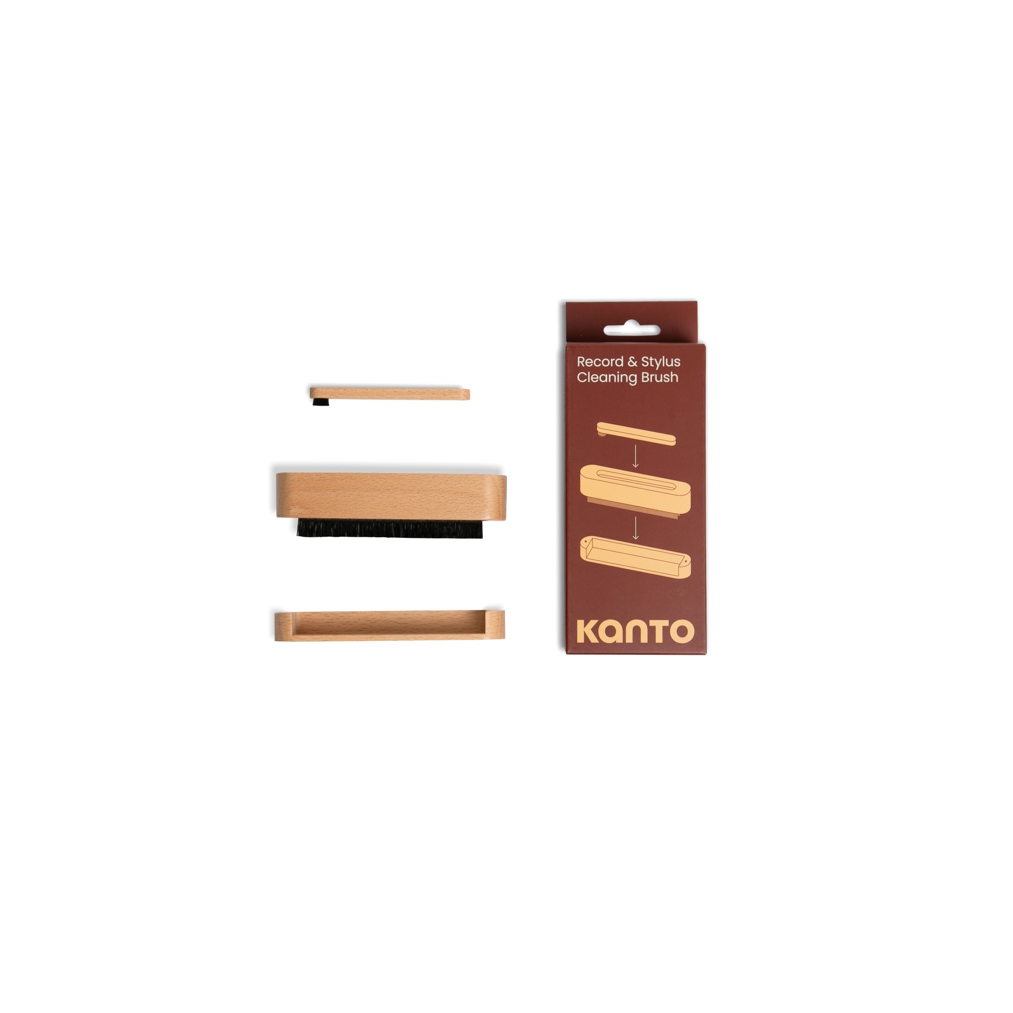 Kanto Audio TT-SB Βούρτσα Καθαρισμού Δίσκων & Βελόνας 2 σε 1