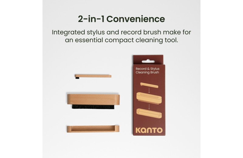 Kanto Audio TT-SB - Βούρτσα Καθαρισμού Δίσκων & Βελόνας 2 σε 1