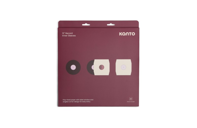 Kanto Audio TT-IS20 - Εσωτερικές Θήκες Δίσκων Βινυλίου 12 (Σετ 20 Τμχ) - Λευκό