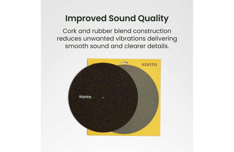 Kanto Audio TT-CRM - Ματ από Φελλό και Καουτσούκ για Πικάπ