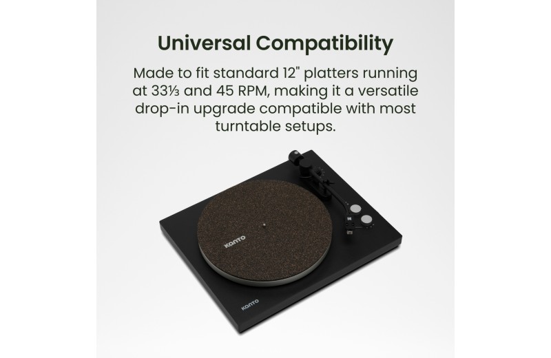 Kanto Audio TT-CRM - Ματ από Φελλό και Καουτσούκ για Πικάπ