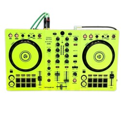 TOPDJSKIN PIONEER DDJ FLX4 GREEN