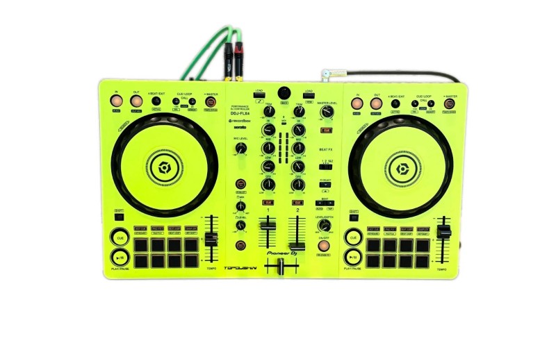 TOPDJSKIN PIONEER DDJ FLX4 (GREEN)