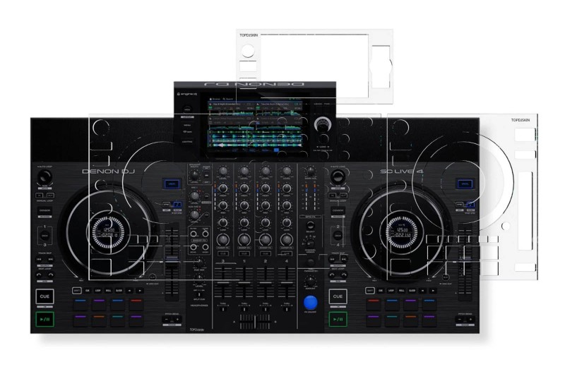 TOPDJSKIN DENON SC LIVE 4