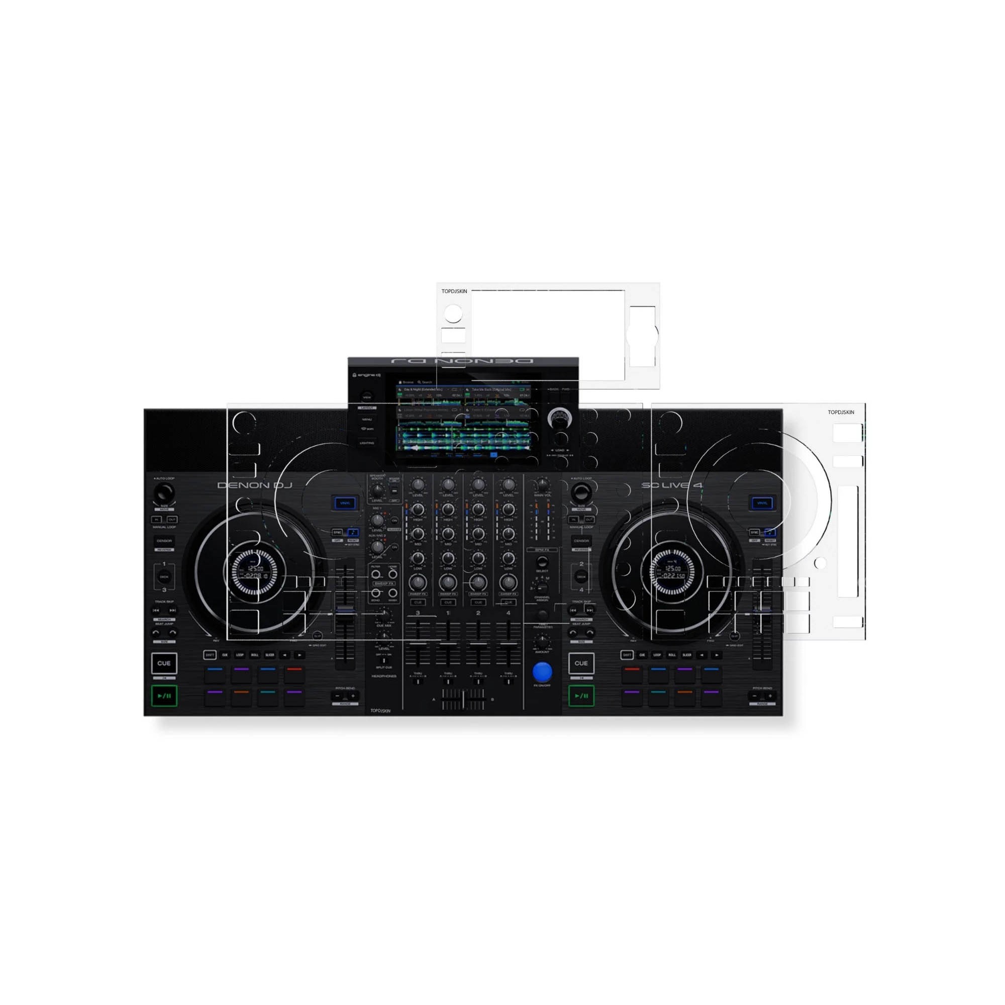 TOPDJSKIN DENON SC LIVE 4