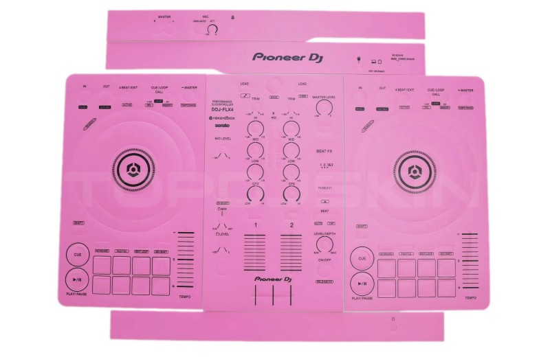 TOPDJSKIN PIONEER DDJ FLX4 (PINK)