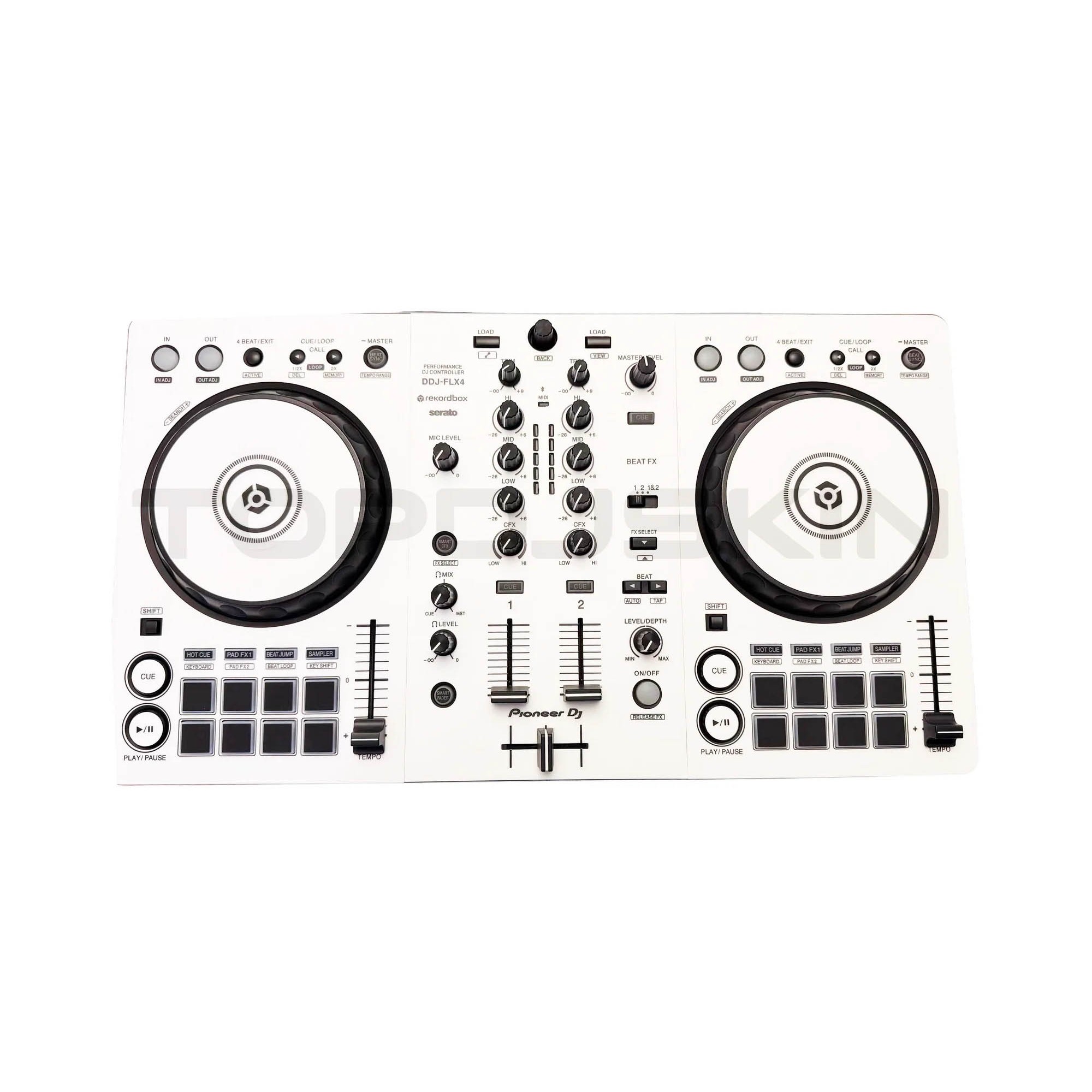 TOPDJSKIN PIONEER DDJ-FLX4 WHITE