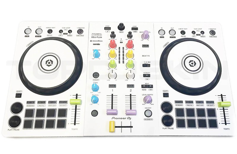 TOPDJSKIN PIONEER DDJ-FLX4 (WHITE)