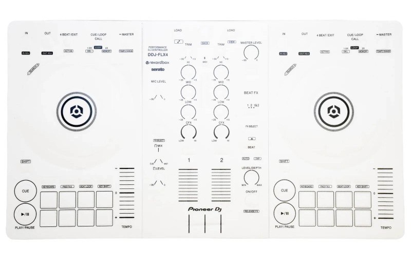 TOPDJSKIN PIONEER DDJ-FLX4 (WHITE)