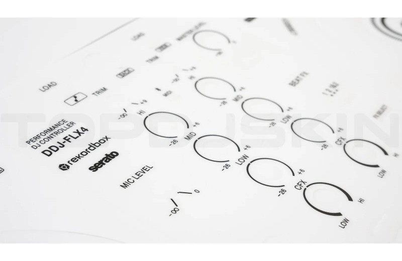TOPDJSKIN PIONEER DDJ-FLX4 (WHITE)