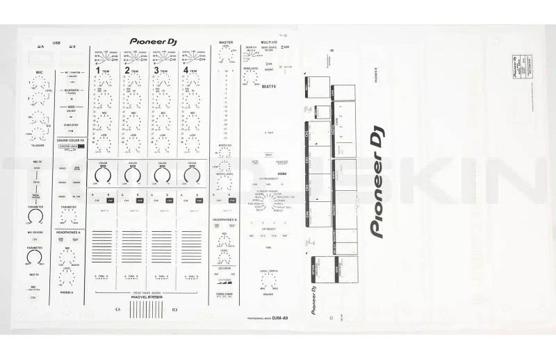 TOPDJSKIN PIONEER DJM A9 (White)