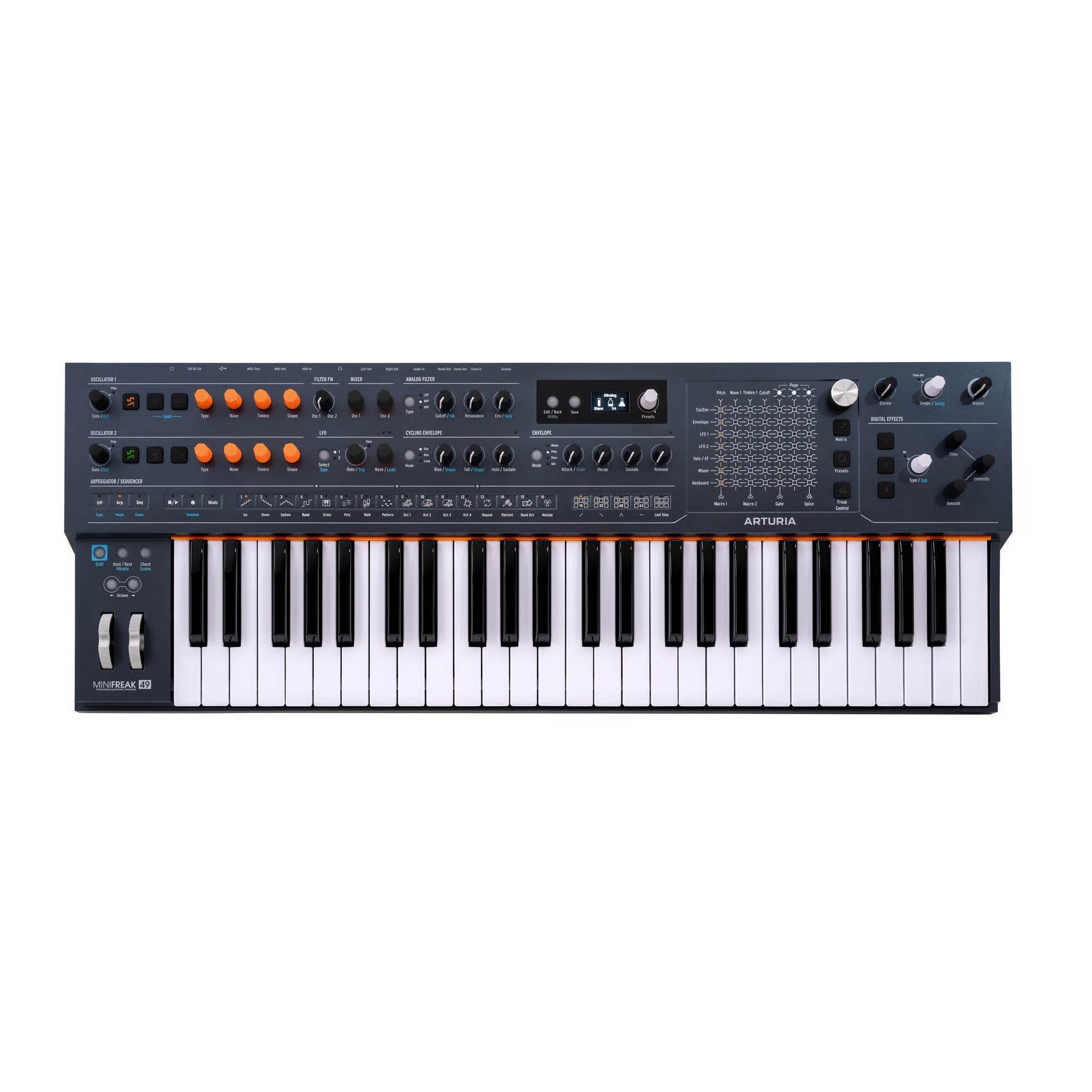 Arturia MiniFreak 49 Hybrid Synthesizer 49 Keys