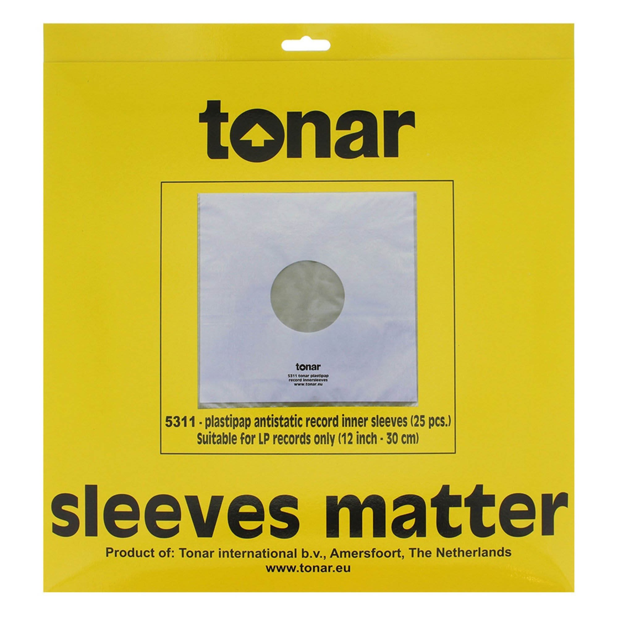 TONAR LP 12 INCHES PLASTIPAP INNER SLEEVES