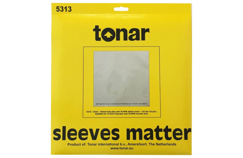 TONAR 10-INCH HEAVY DUTY OUTER SLEEVES FOR LP RECORDS