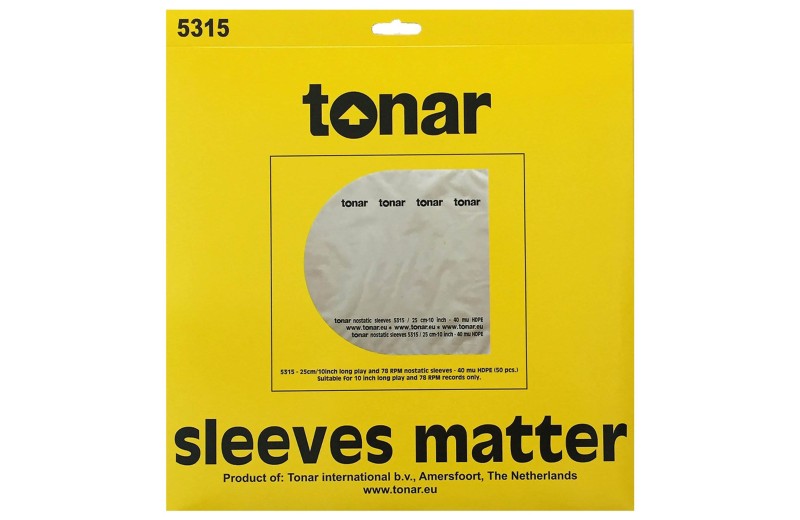 TONAR LP 10" NOSTATIC INNER SLEEVES