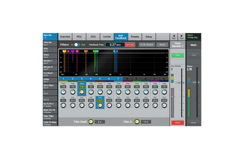 QSC Touchmix-30 Pro Digital 32 Channel Digital Sound Console with Touch Screen