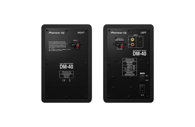DJ機材 Pioneer DJ DM-40-W DM-40D-W 4 インチ アクティブ モニタースピーカー