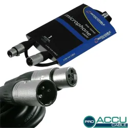 Accucable AC-PRO-XMXF/1 Καλώδιο XLR-XLR 1m
