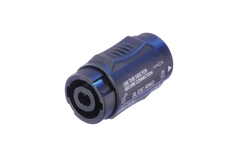 Neutrik NL4MMX lockable 4 pole speakon adapter