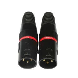 Accucable AC-DMXTERM-3/SET Βύσματα DMX 3 pin αρσενικό