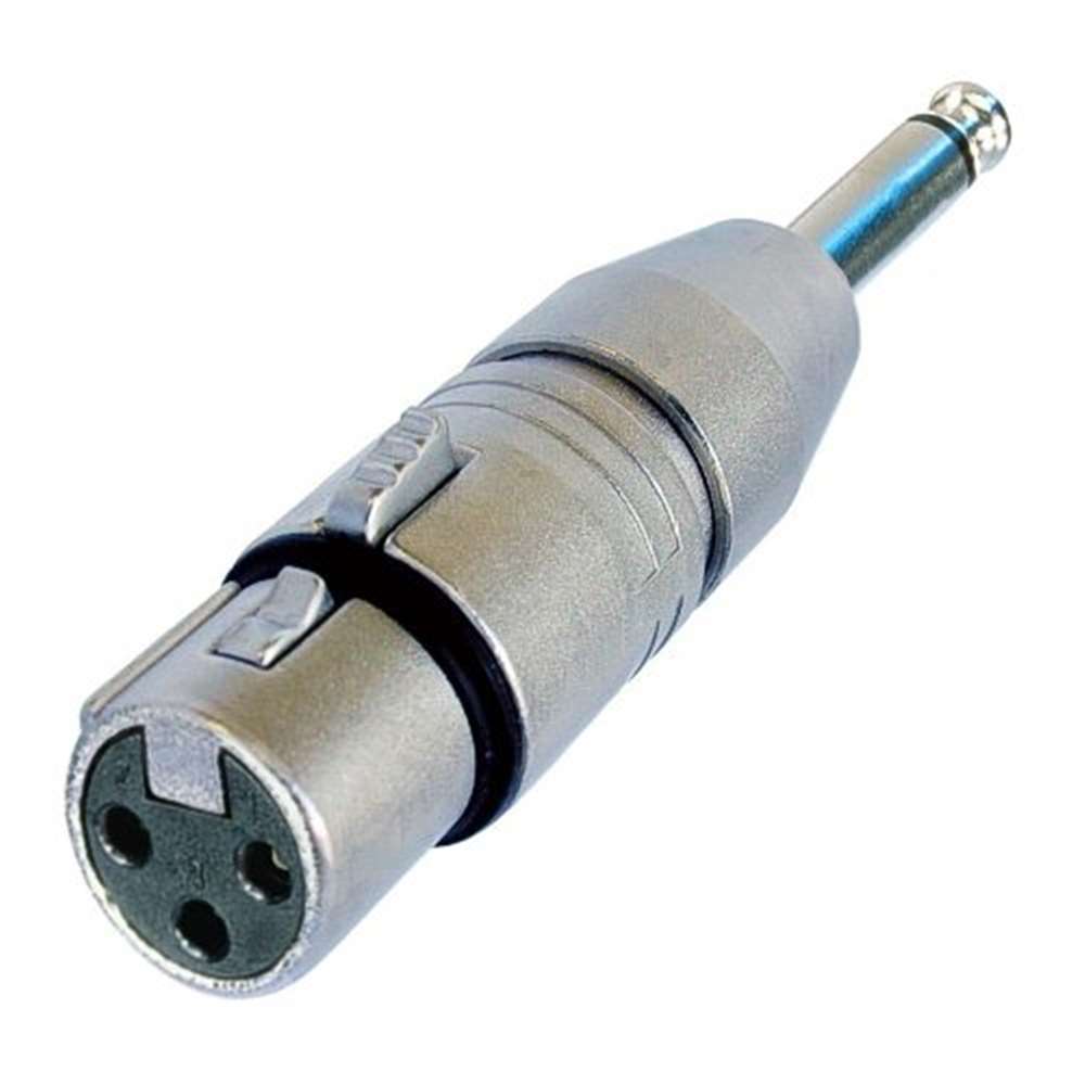 Neutrik NA2FPprofessional adaptor female XLR 3pin to mono Jack male