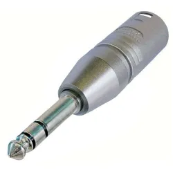 Neutrik NA3MP αντάπτορας XLR 3pin αρσενικό σε stereo καρφί αρεσνικό