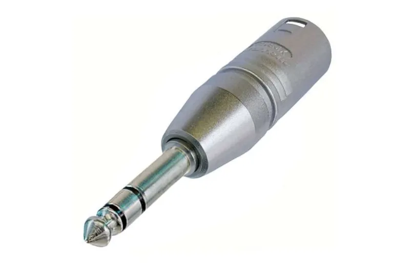 Neutrik NA3MP αντάπτορας XLR 3pin αρσενικό σε stereo καρφί αρεσνικό