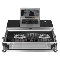 UDG Ultimate Flight Case Pioneer DDJ-SB2/SB3/400 Silver Plus (Laptop Shelf) U92017SL