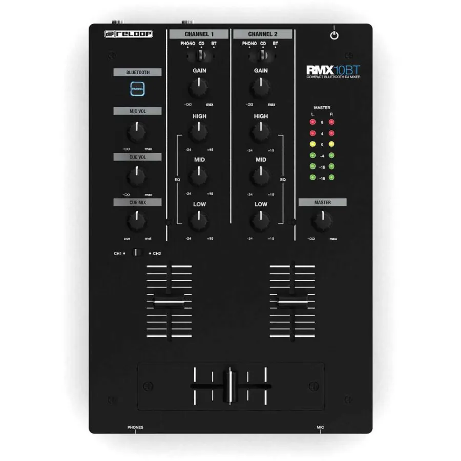 Reloop RMX-10 BT Compact Bluetooth Dj Μίκτης Ήχου