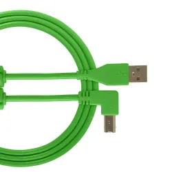 Udg U95004GR Ultimate Audio Cable USB 2.0 A-B Green Angled 1m