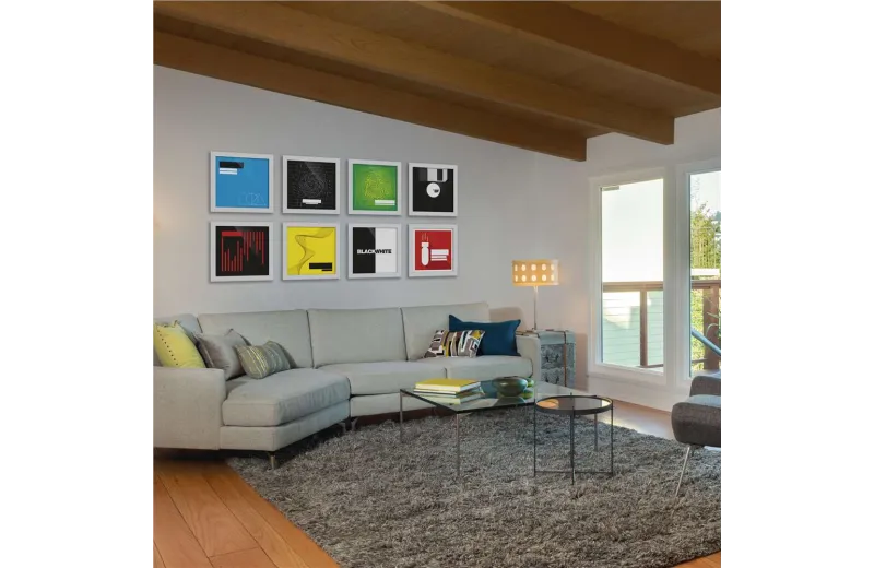 Glorious Vinyl Frame Set 12 White