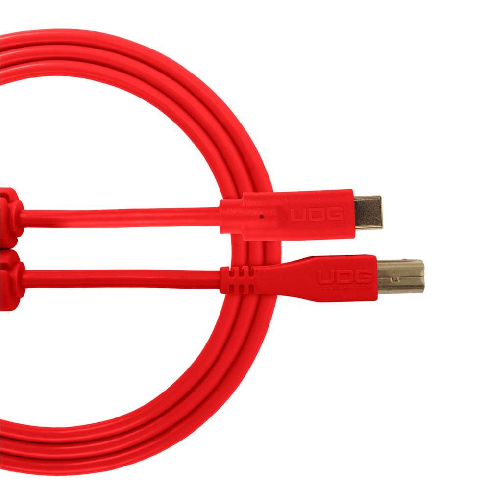 Udg U96001RD Ultimate Audio Cable USB 2.0 C-B Red Straight 1.5m