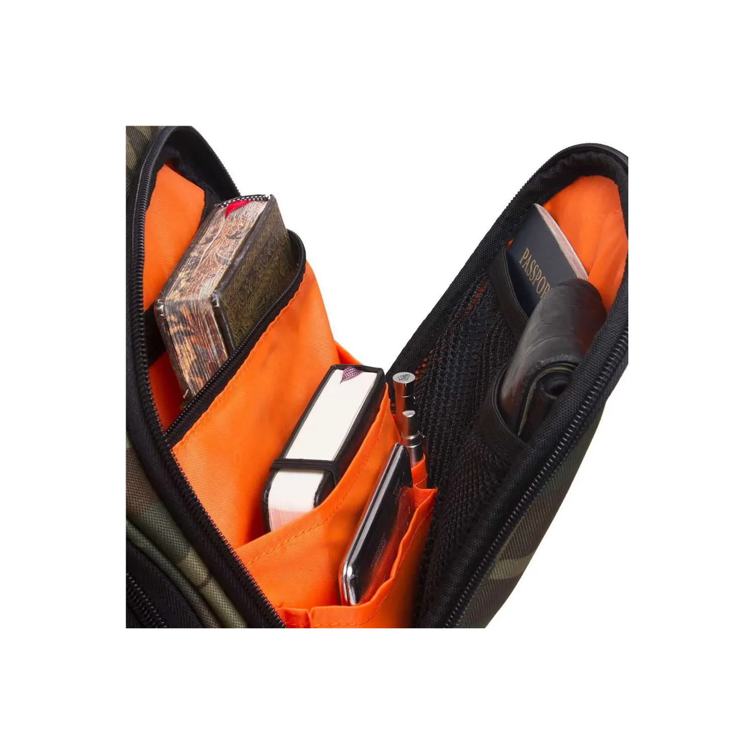 Udg Ultimate Digi BackPack Black Camo/Orange inside U9101BC/OR