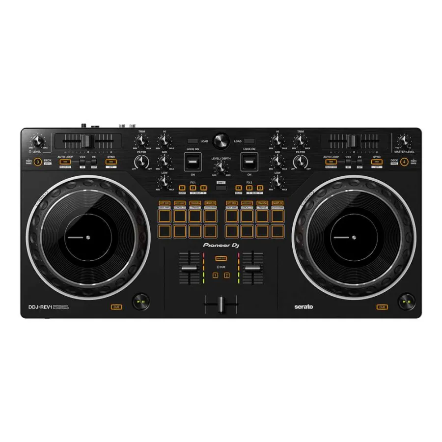 Pioneer DJ DDJ-REV1 DJ controller 2 καναλιών τύπου Scratch για Serato DJ Lite