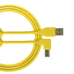 Udg U95004YL Ultimate Audio Cable USB 2.0 A-B Yellow Angled 1m