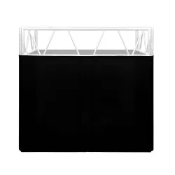 Headliner Indio DJ Booth Black Scrim