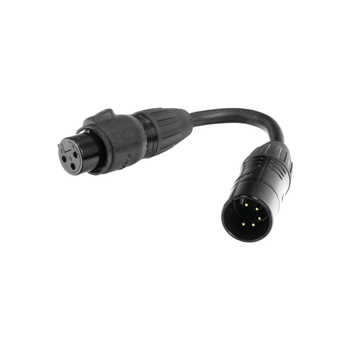 Accu-Cable DMX 3-pin female to 5-pin male