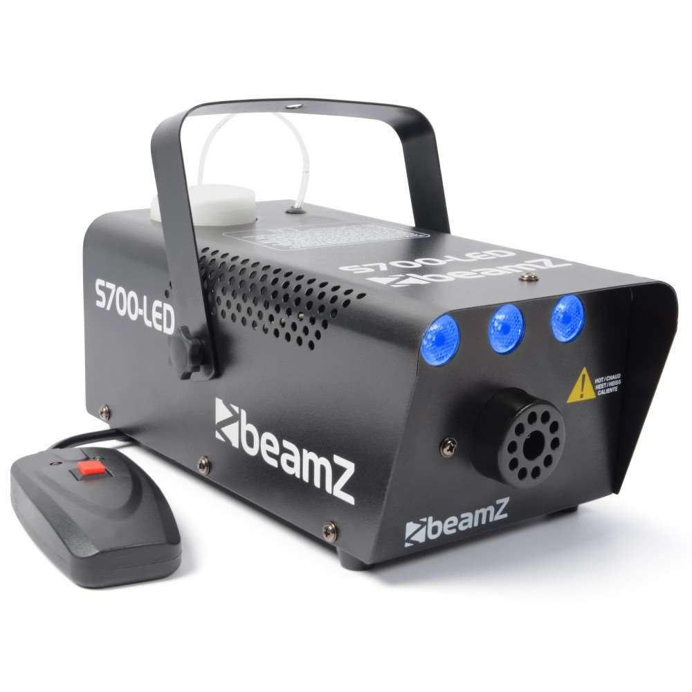 BEAMZ S700LED Μηχανή Καπνού 700 Watt Με Χειριστήριο και LED για effect Πάγου